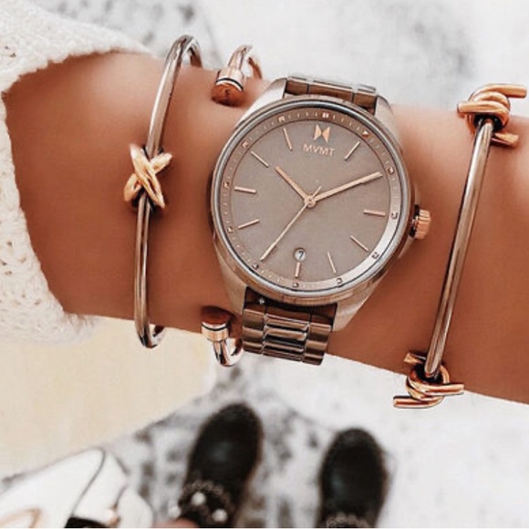 MVMT Set of Bracelets in Rose Gold - Picture 1 of 9